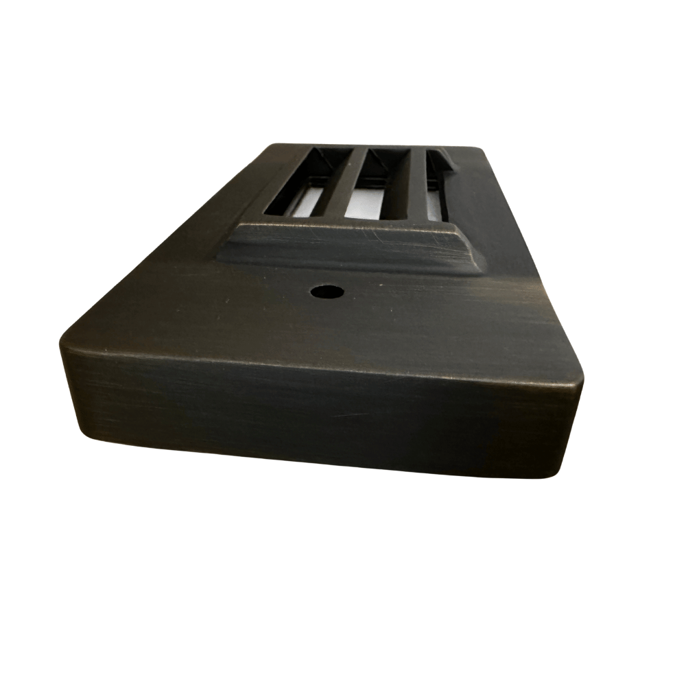 2W Integrated Solid Brass Deck & Step Light – 3000K Antique Brass Finish | IP65 Low Voltage LED