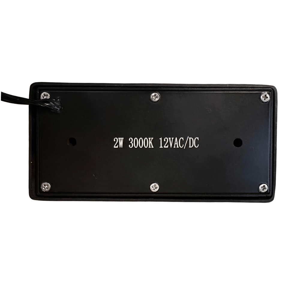 2W Integrated Solid Brass Deck & Step Light – 3000K Antique Brass Finish | IP65 Low Voltage LED