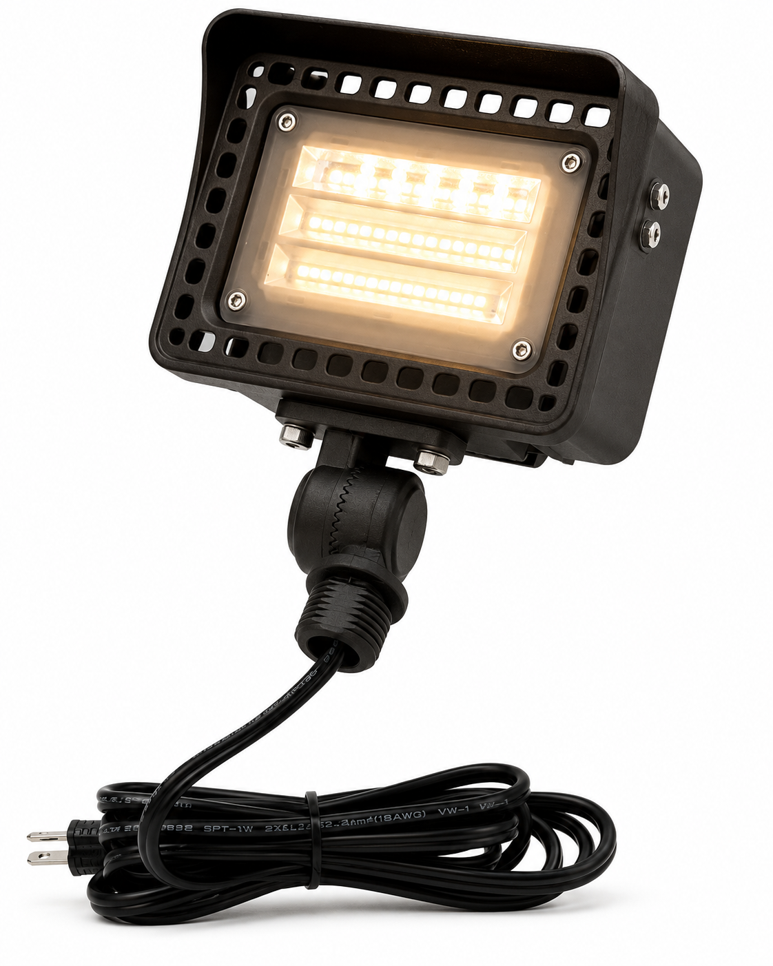 Outdoor LED Flood Light | Adjustable 2W–20W Low Voltage Landscape Flood Light | 12V Integrated LED | 3000K–4000K | IP65 Waterproof