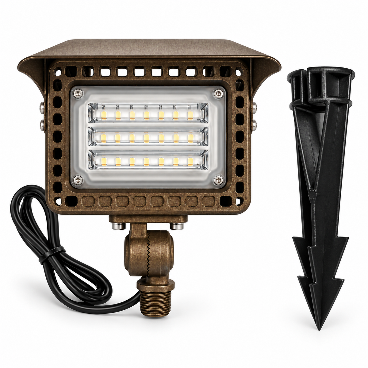 Integrated LED Flood Light | 12V Low Voltage Landscape & Wall Wash Light 7W/12W/20W/40W Integrated LED