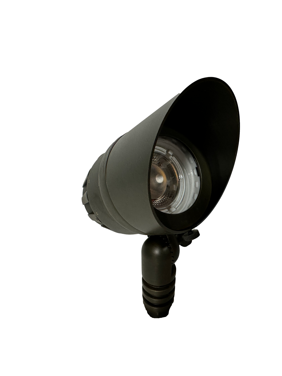 Eagle Series Adjustable 6-24W Integrated LED Landscape Spotlight | Solid Antique Brass 12V Uplight