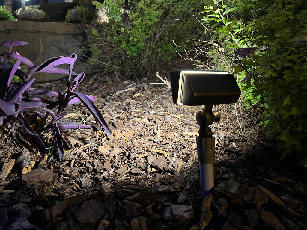 Custom backyard landscape lighting sold to contractors by Adino Lighting in Atlanta, Georgia