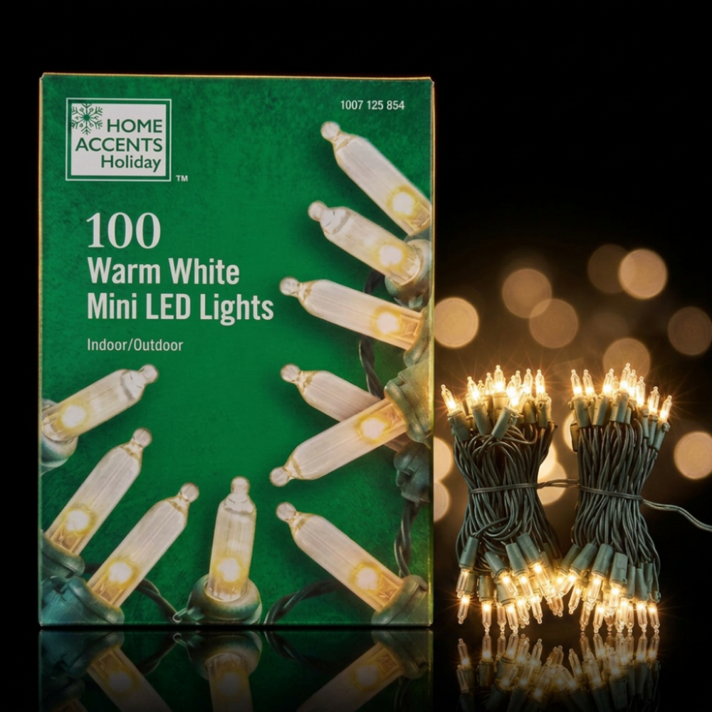 Mini Holiday Warm White Accent Lights - 10 boxes (case)