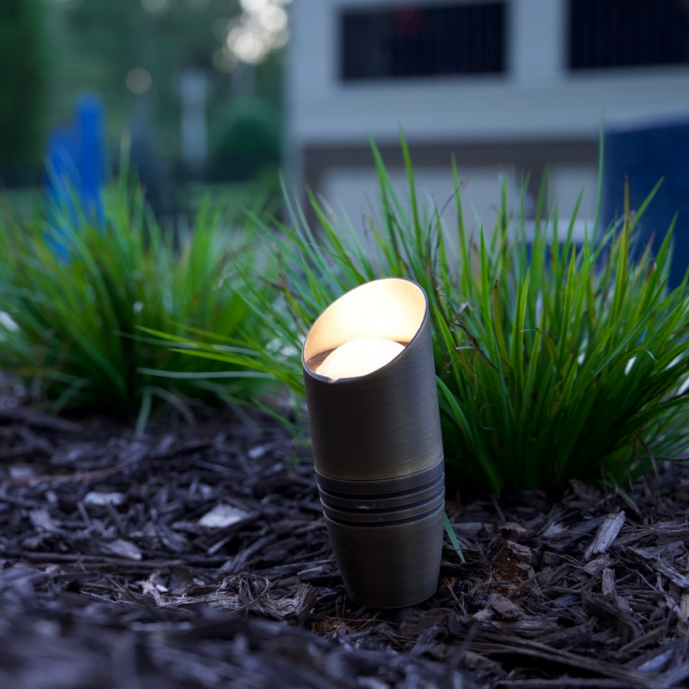 Brass MR16 Uplight for Landscape Accent Lighting