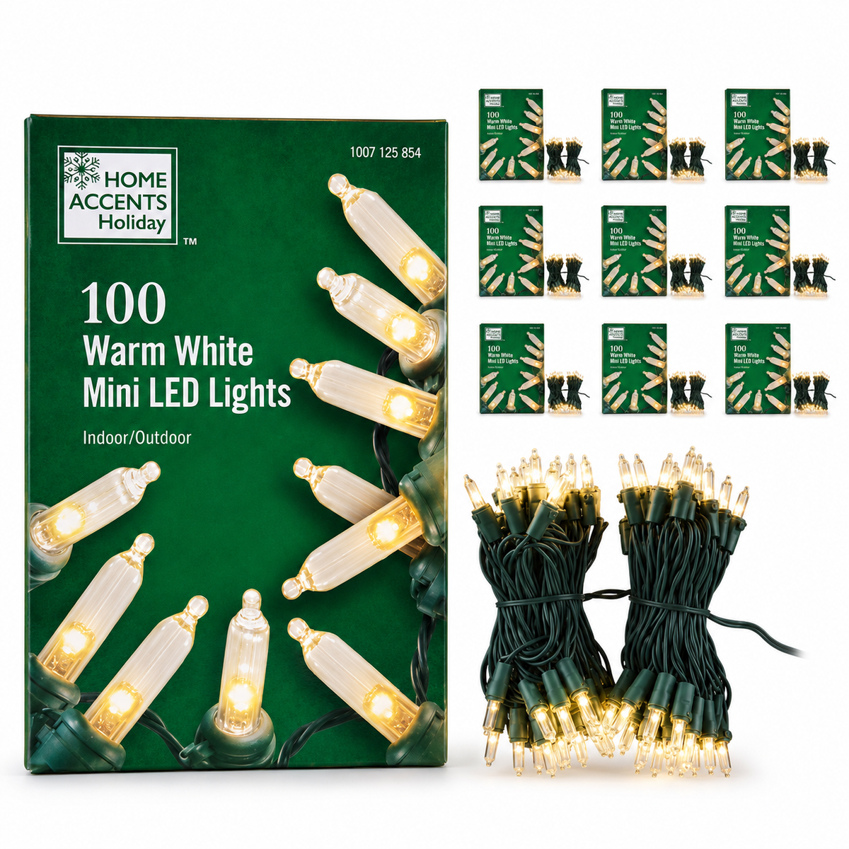 Warm White LED Christmas Lights – Bulk Closeout