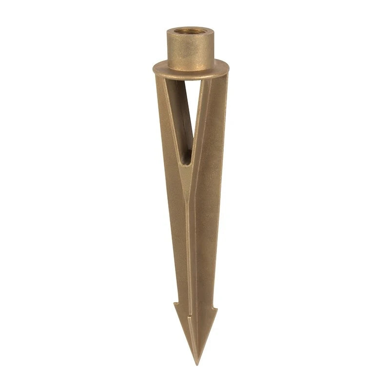 9 inch In Ground Brass Stake - Single