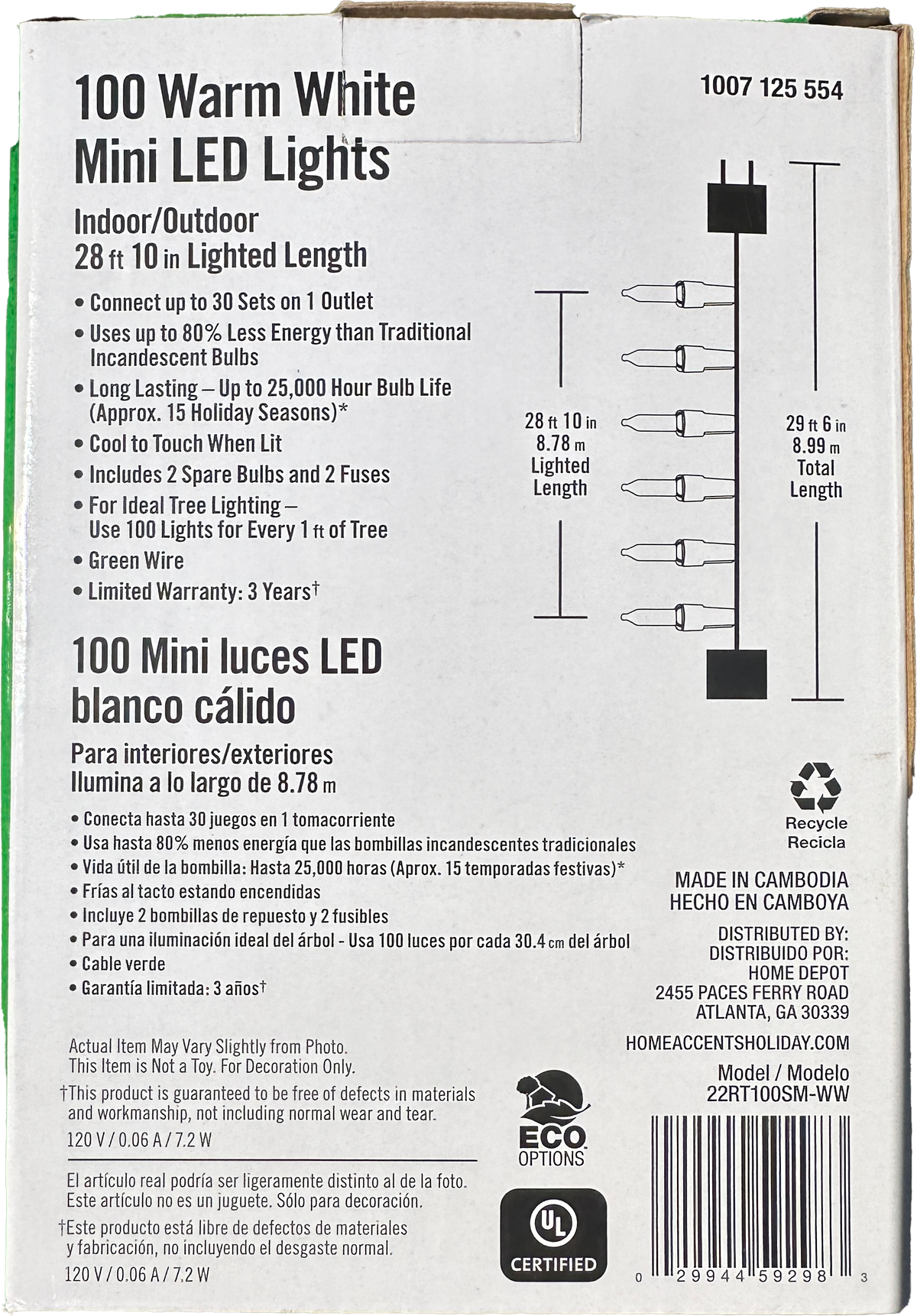 Warm White LED Christmas Lights – Bulk Closeout